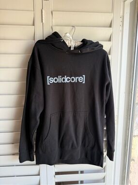 [solidcore] Black Logo Hoodie sz M